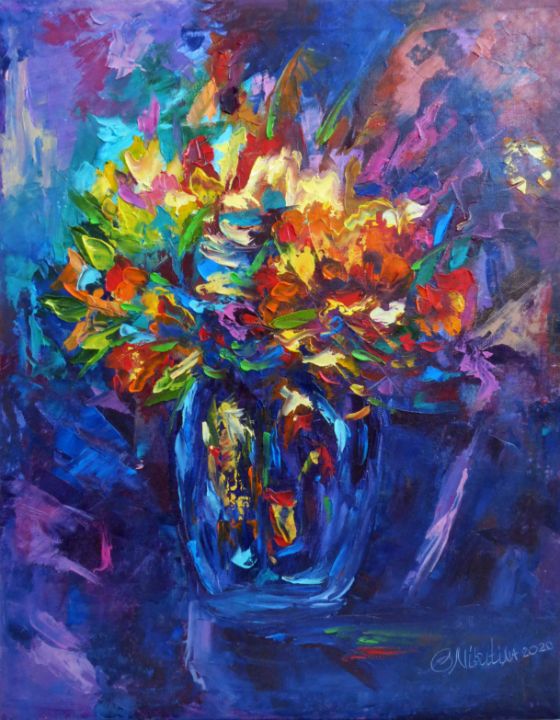 Wild Flowers Still life - Olga Nikitina - Paintings & Prints, Flowers ...