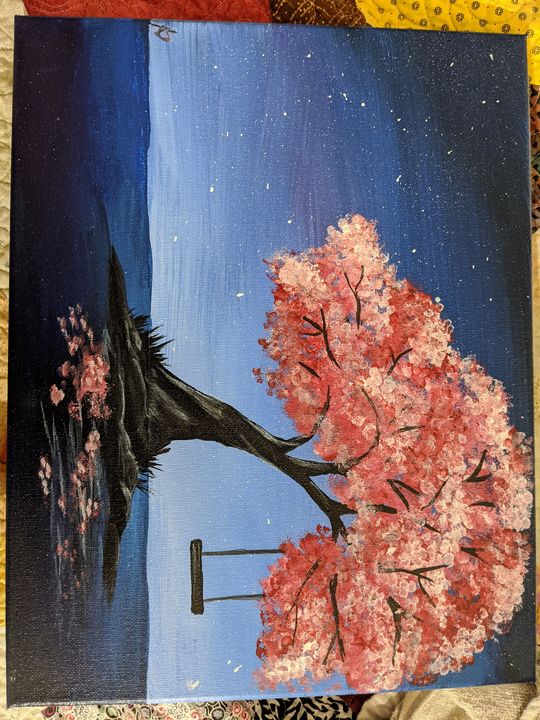Night Sky Blossom - Shirey B's Original Art Works