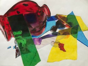 Colored Glass Still-Life