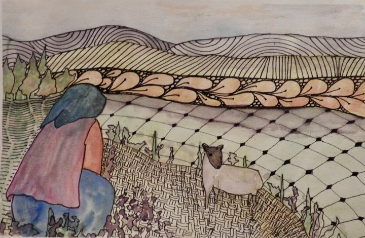 Watching the sheep - Annie Onursan