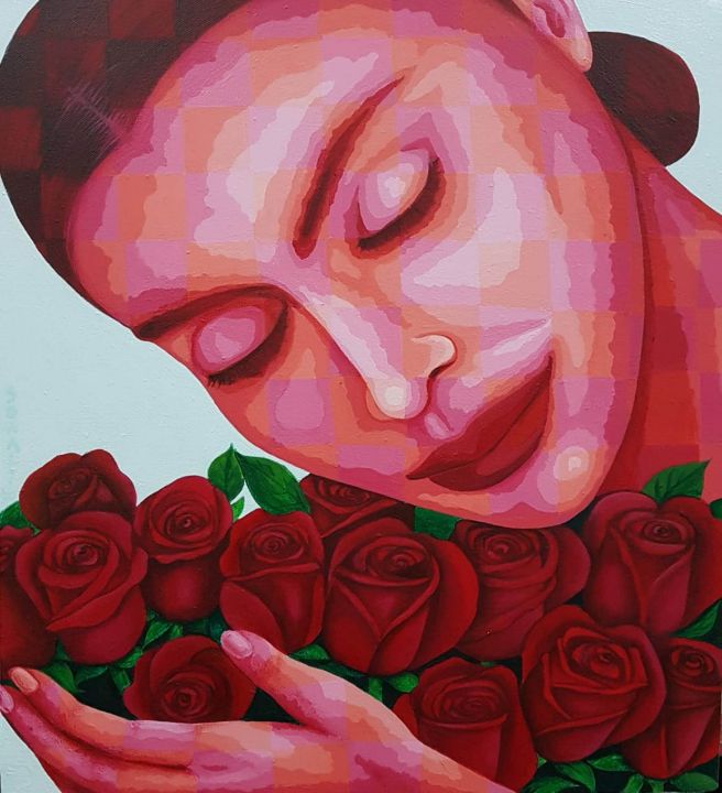 Lady and Roses - Sonaly Gandhi