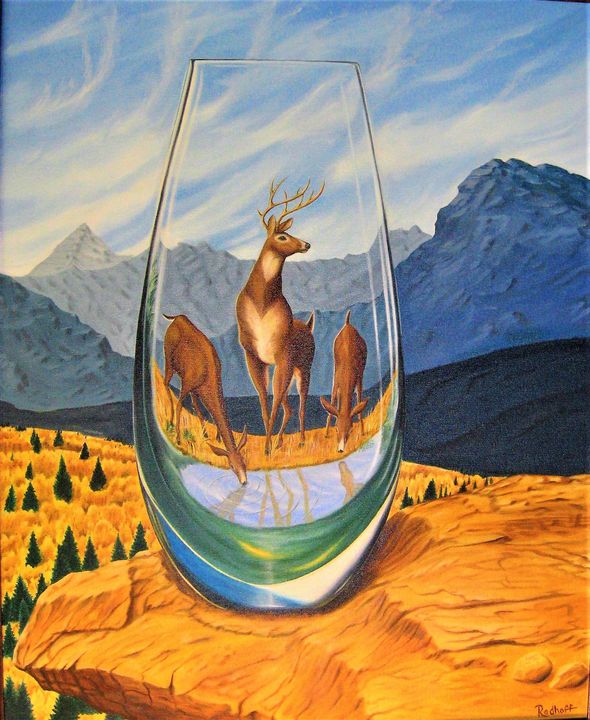 Deer in Glass - Mr. Ron Radhoff