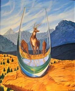 Deer in Glass