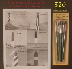 Lighthouse Series #1 - Arrow Artistic Endeavors