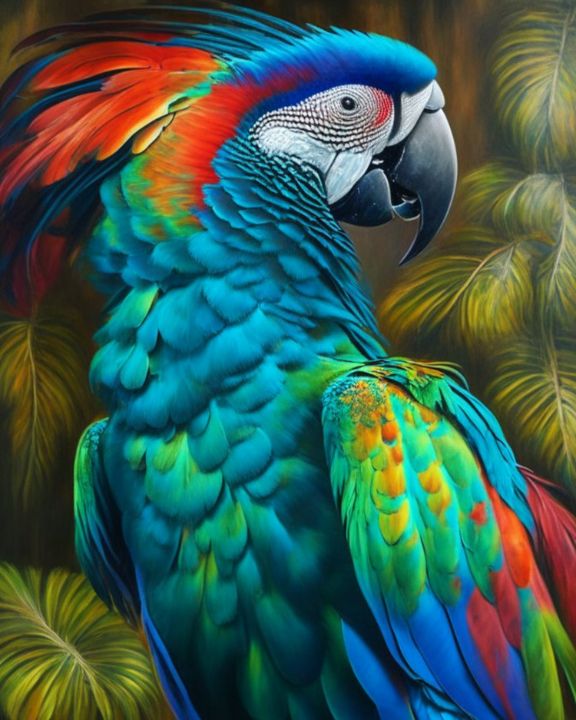 Parrot - Ai NordesignZZ - Digital Art, Animals, Birds, & Fish