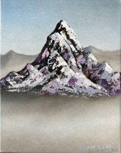 Snow mountain - Paint me plus by Yana Wiggins