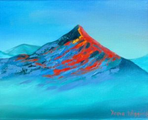 Mysterious peak - Paint me plus by Yana Wiggins