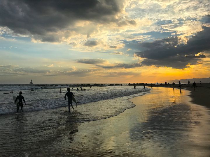 Venice Beach Breakwater at Sunset - Jon Moore - Photography, Landscapes ...