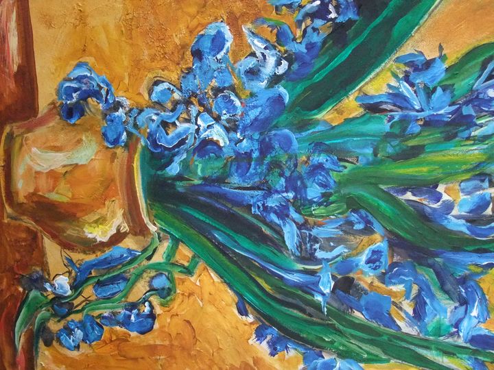 Irises after Van Gogh - Cjm
