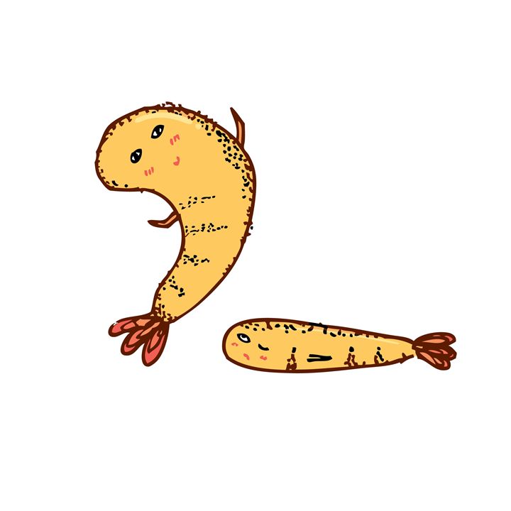 Dancing and the play dead prawn - Katpilton - Drawings & Illustration ...