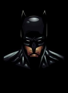 Batman in the shadows.