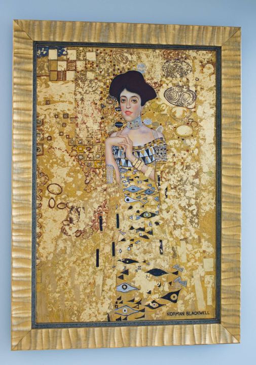 Homage to Klimt - Norman-Blackwell-Art - Paintings & Prints, People ...