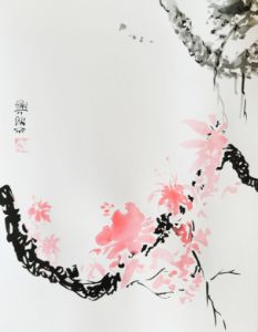 Cherry Blossom Tree - Kreative Kustom Gallery - Digital Art, Flowers,  Plants, & Trees, Trees & Shrubs, Flowering Chinese Tree - ArtPal