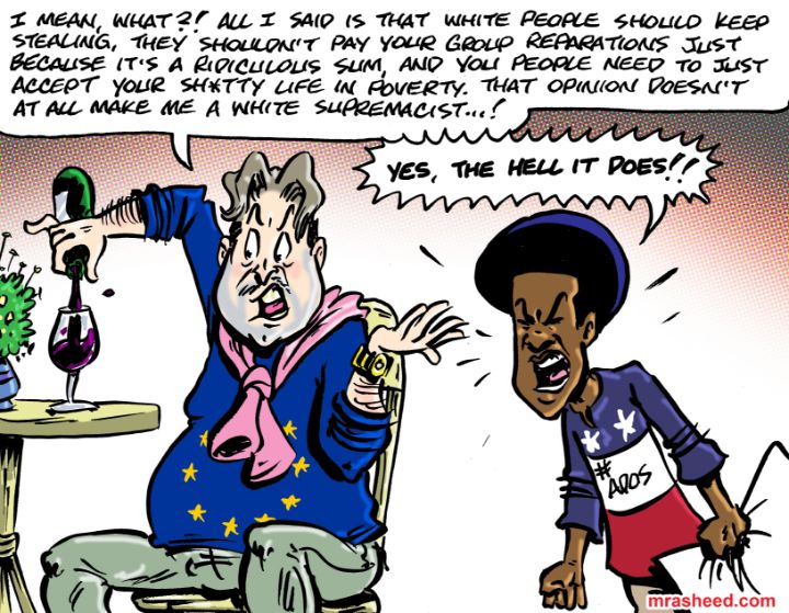 Pawn in an Anti-Black Game - M. Rasheed Cartoons - Drawings & Illustration,  Politics & Patriotism, Politics - ArtPal