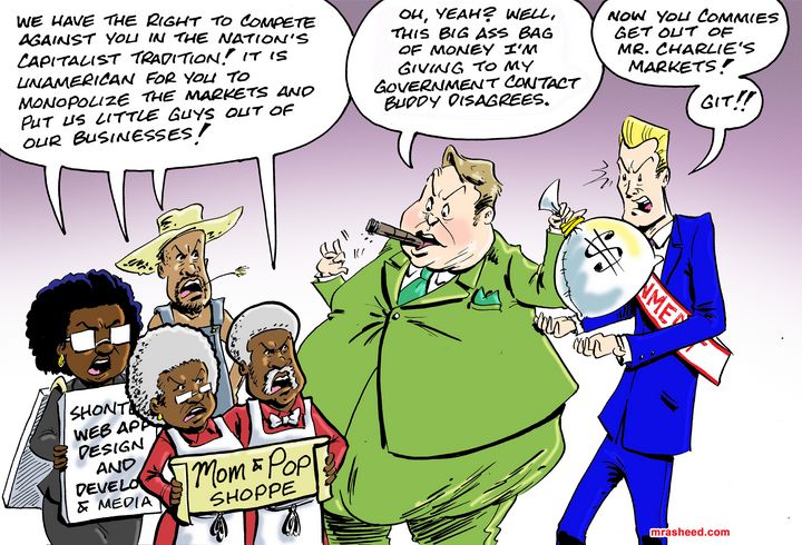 Financial Vulnerability Cartoon The Vulnerability of Business - M. Rasheed Cartoons - Drawings ...