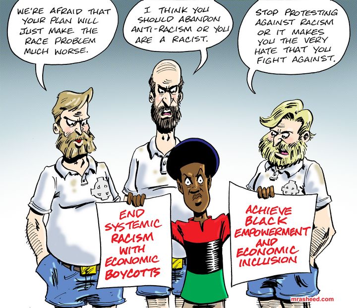 Protecting Racism - Boss Level I - M. Rasheed Cartoons - Drawings ...