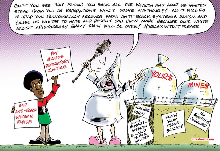 In Defense of the Racist Status Quo - M. Rasheed Cartoons - Drawings ...