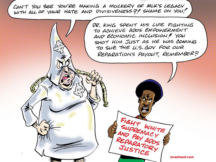 The Racist's MLK Spin Job - M. Rasheed Cartoons - Drawings ...