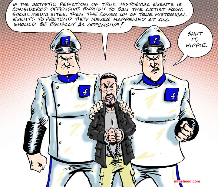Truth vs the Mainstream Narrative - M. Rasheed Cartoons