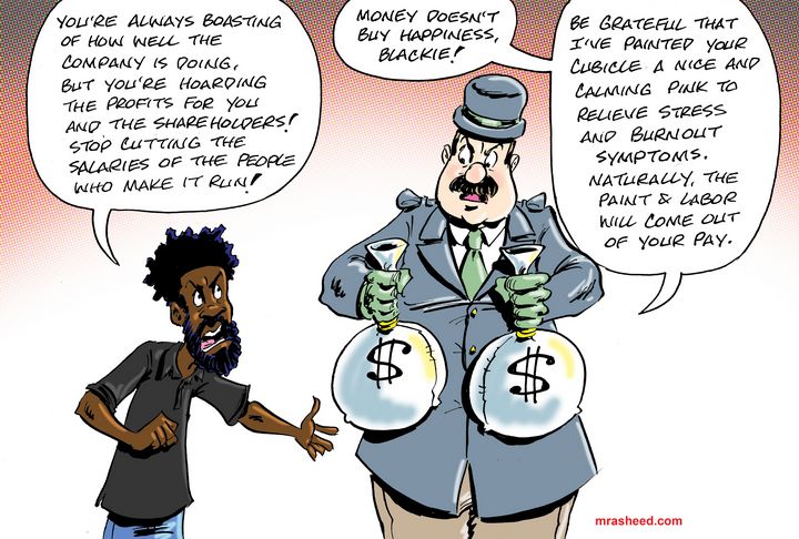 Selfish Greed Is Divisive Hatred M Rasheed Cartoons Drawings Illustration Politics Patriotism Other Politics Patriotism Artpal