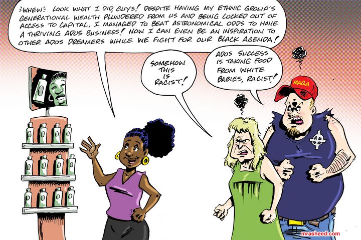 How Whites Congratulate ADOS For... - M. Rasheed Cartoons - Drawings ...