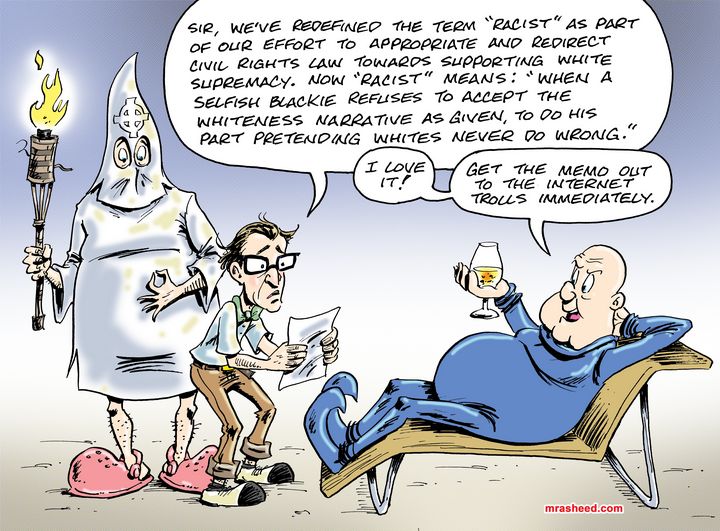 DECODED: Redefining the Racist - M. Rasheed Cartoons