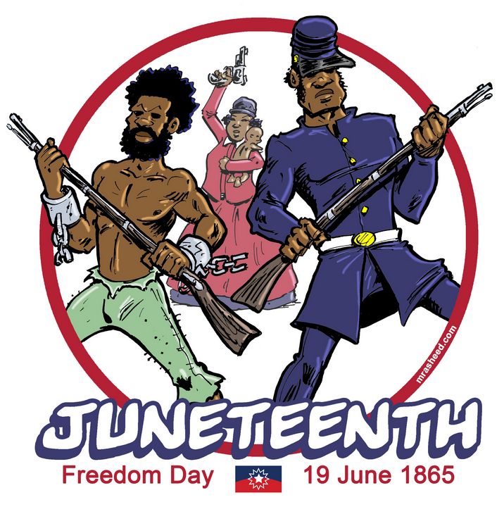 Celebrate Juneteenth 2020 - M. Rasheed Cartoons