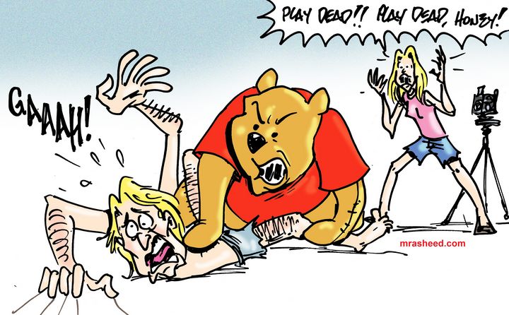 Death by Pooh - M. Rasheed Cartoons