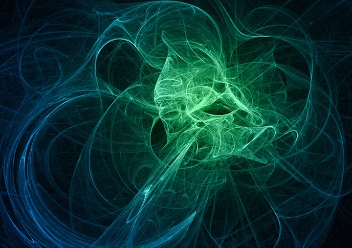 Blue and Green Plasma Fractal - Fantastic Fractals - Digital Art ...