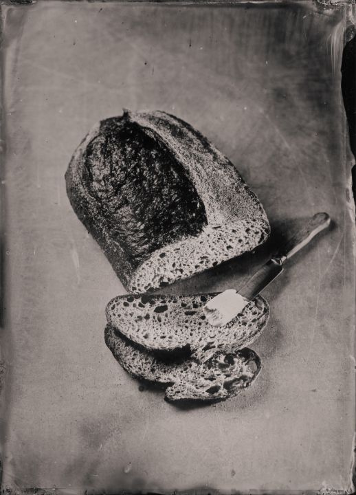 Sourdough Bread, Butter and a Knife - Markus Hofstätter