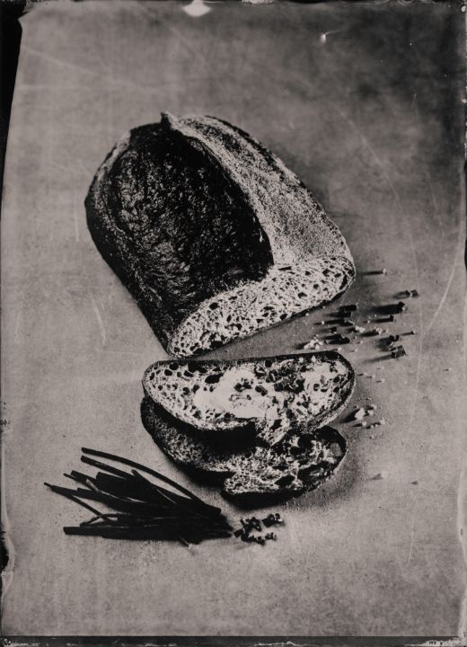 Sourdough Bread, Butter, Welsh Onion - Markus Hofstätter