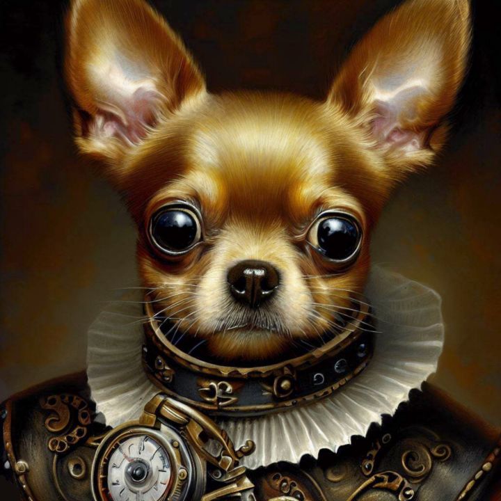 Chihuahua (Steampunk) 2 - IMPACTEES STREETWEAR: ARTWORKS - Digital Art ...