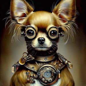 CHIHUAHUA COWBOY 8 - IMPACTEES STREETWEAR: ARTWORKS - Digital Art, Animals,  Birds, & Fish, Dogs & Puppies, Chihuahua - ArtPal