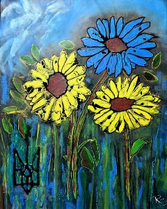 Tough Flowers - Paintings by RO