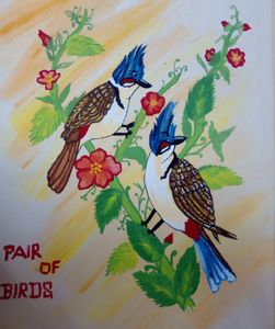 Pair of Birds(Bulbul)(nightingale)