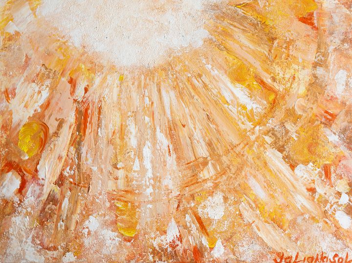 Solar space - Original Abstract Art - JulianaSol