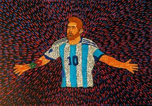 "The Player" - Kinetic Pointillism