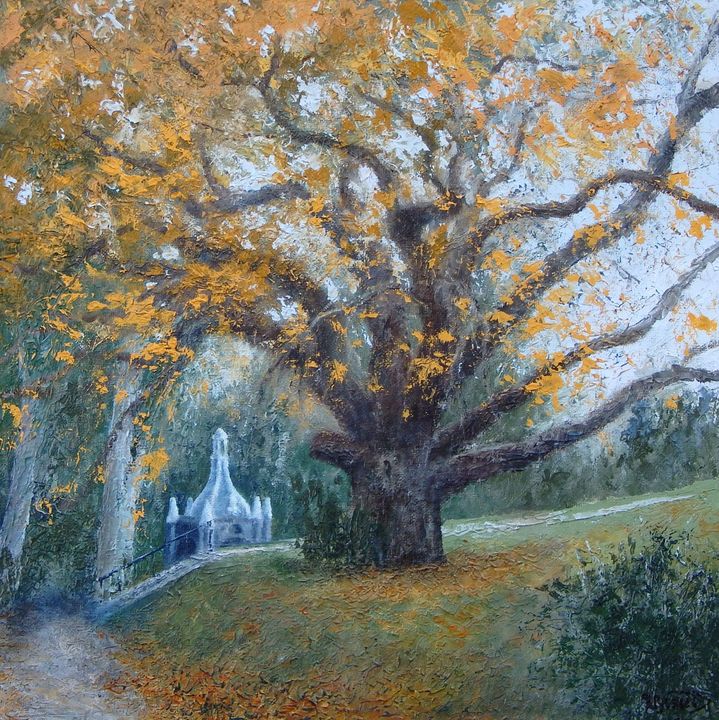 Autumn in the Park - Arnold Bisset