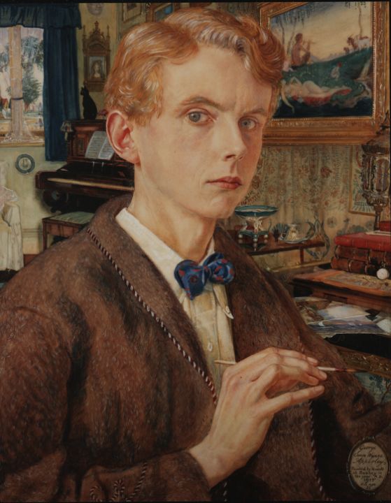 Self-portrait - G.O.W. Apperley RA RI (1884-1960)