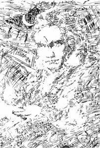 Beethoven's thought illustration