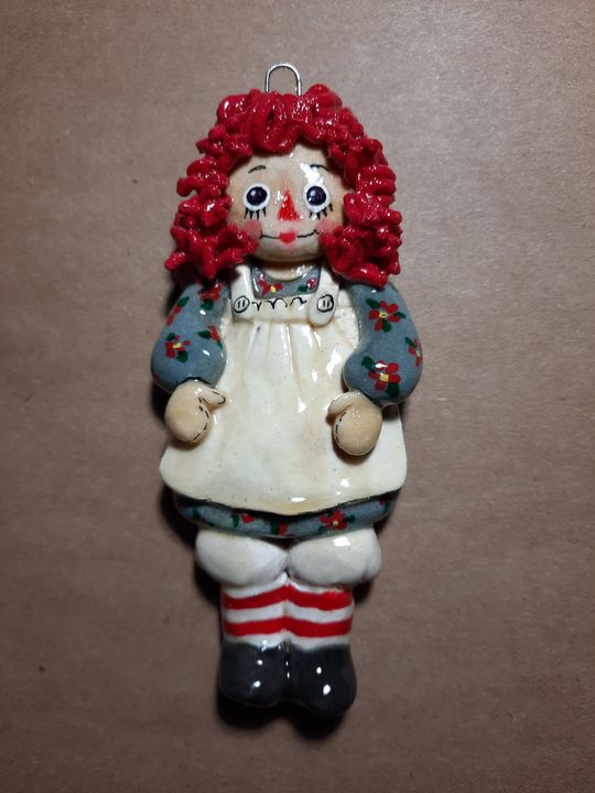 Raggety Ann Doll Ornament - Panoramic Palette