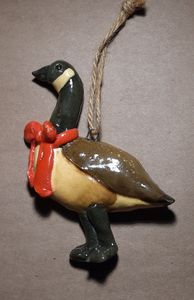 Canadian Goose Dough Ornament