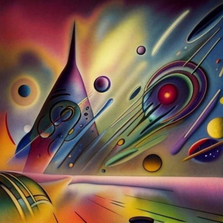 Abstract Design Spaceship - Artwork by MoonDreamz - Digital Art & AI ...