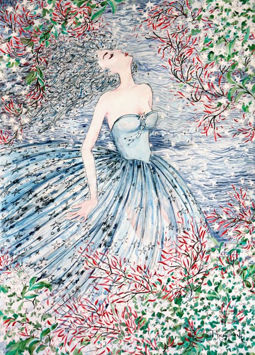 THE JASMINE SEA - Phong Trinh Watercolor