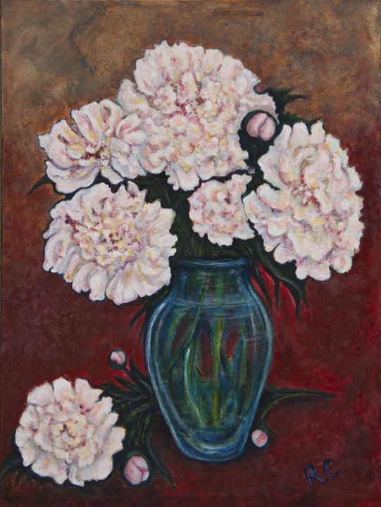 Peonies - Art by Rae Chichilnitsky
