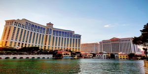 Bellagio Hotel and Caesars Palace