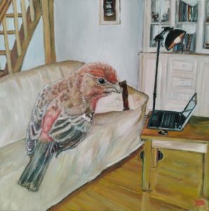 Bird At Home - Jura Kuba Art