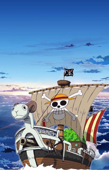 One Piece Going Merry Ship Black Wallpapers - Anime Wallpapers