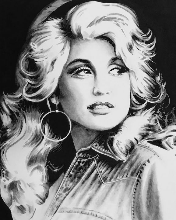 Dolly Parton - Kristina Darling - Drawings & Illustration ...