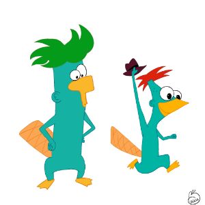 Phineas and Ferb The Platypus - Becca Draws